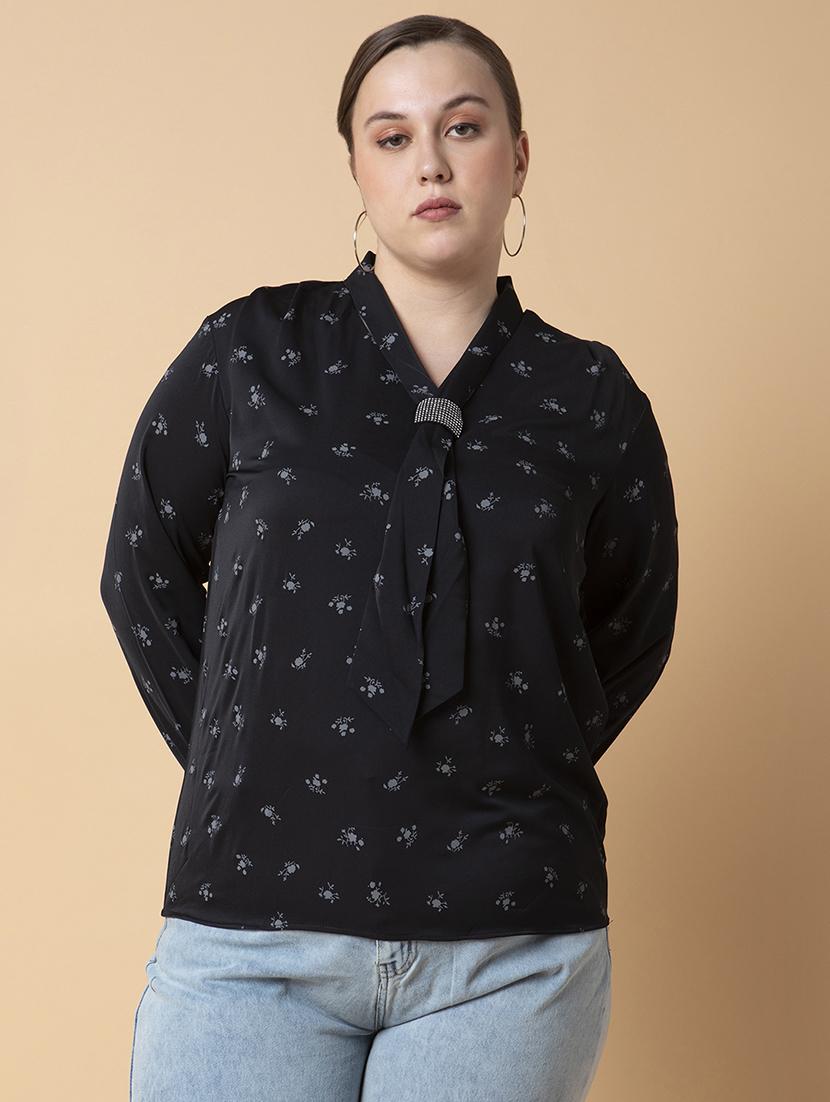 women plus size printed regular fit top - 21463768 -  Zoom Image - 0