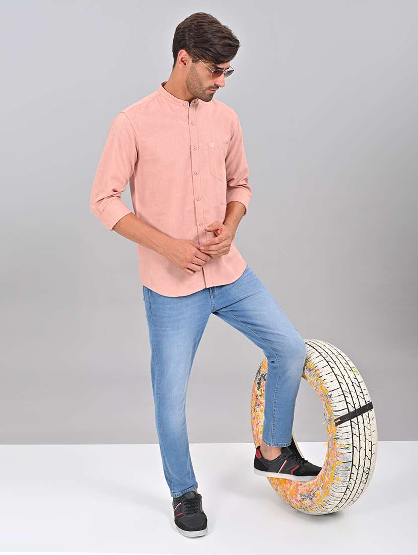 men solid casual shirt - 21463963 -  Standard Image - 3