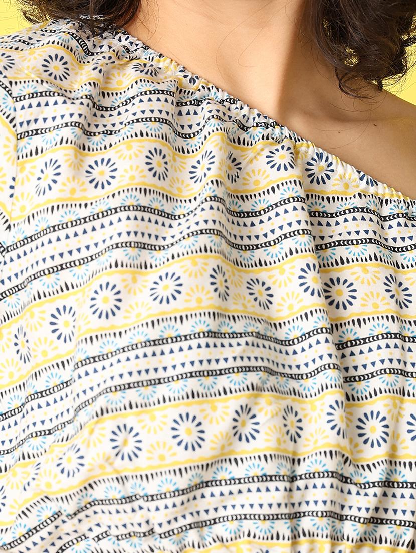 multicolored printed crop top - 21464713 - Standard Image - 5