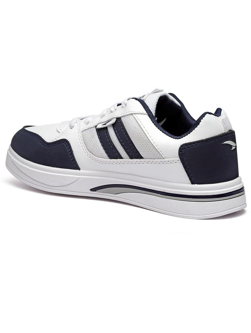 white lace up sneakers - 21466219 - Standard Image - 3