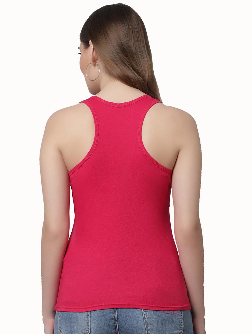women solid cotton tank top - 21466558 - Standard Image - 3