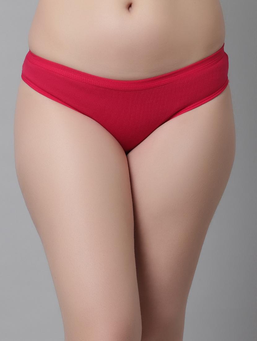 pink cotton regular panty - 21466566 -  Zoom Image - 0