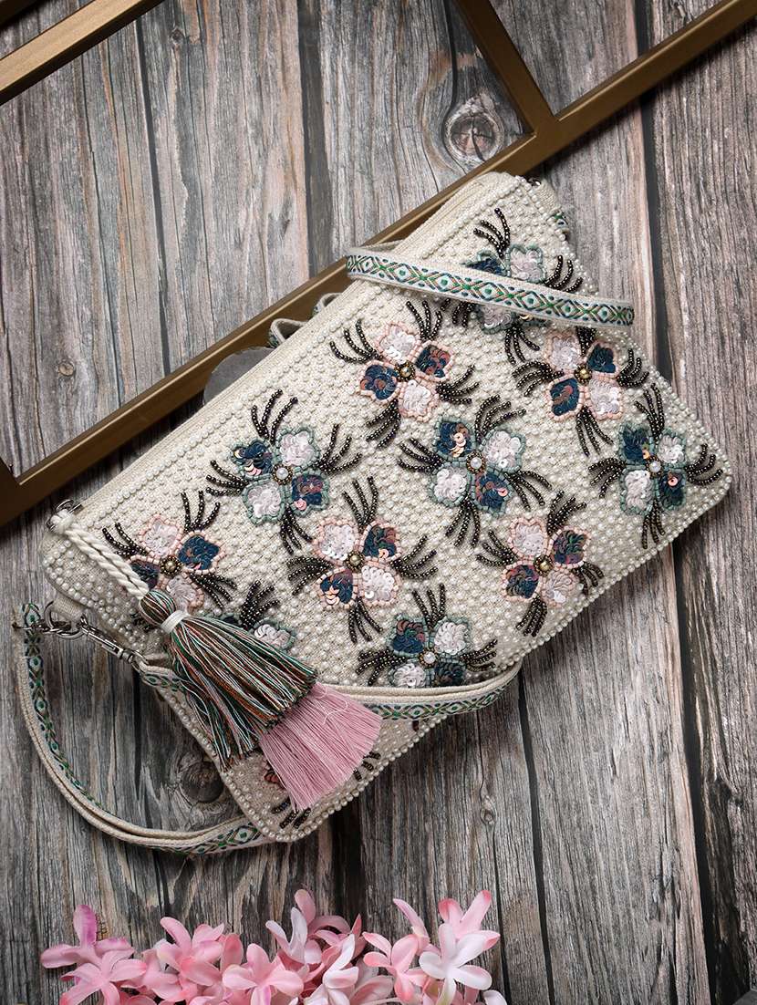 women cotton embellished sling bag - 21466984 - Zoom Image - 0