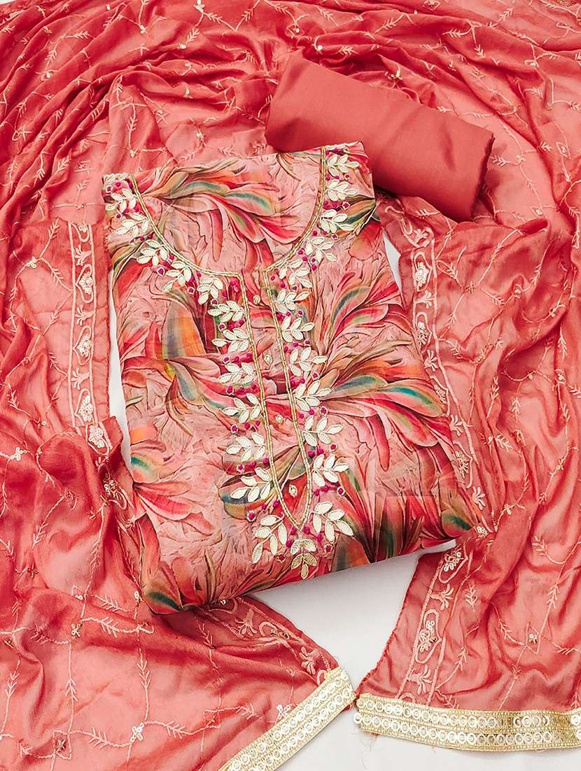 women embroidered unstitched suit set - 21467442 -  Zoom Image - 0