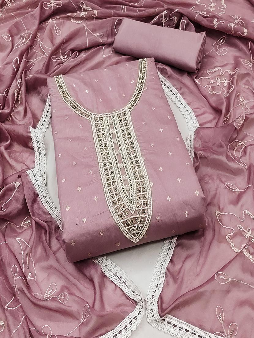 women embroidered unstitched suit set - 21467479 -  Zoom Image - 0