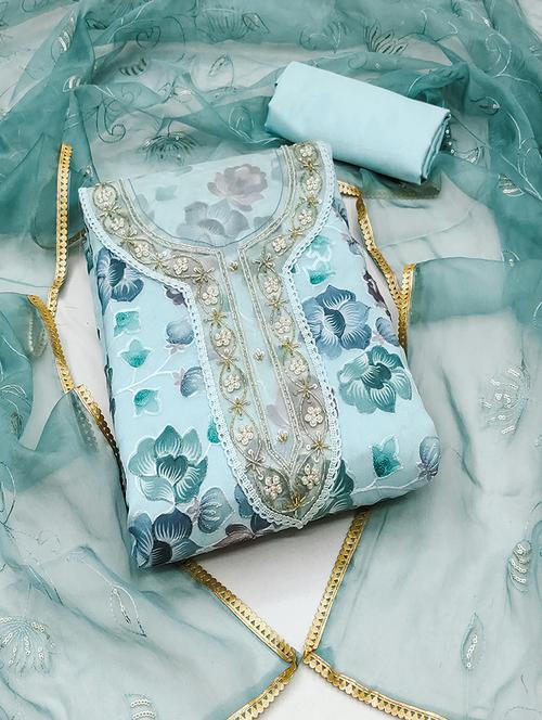 women embroidered unstitched suit set - 21467490 - Standard Image - 0