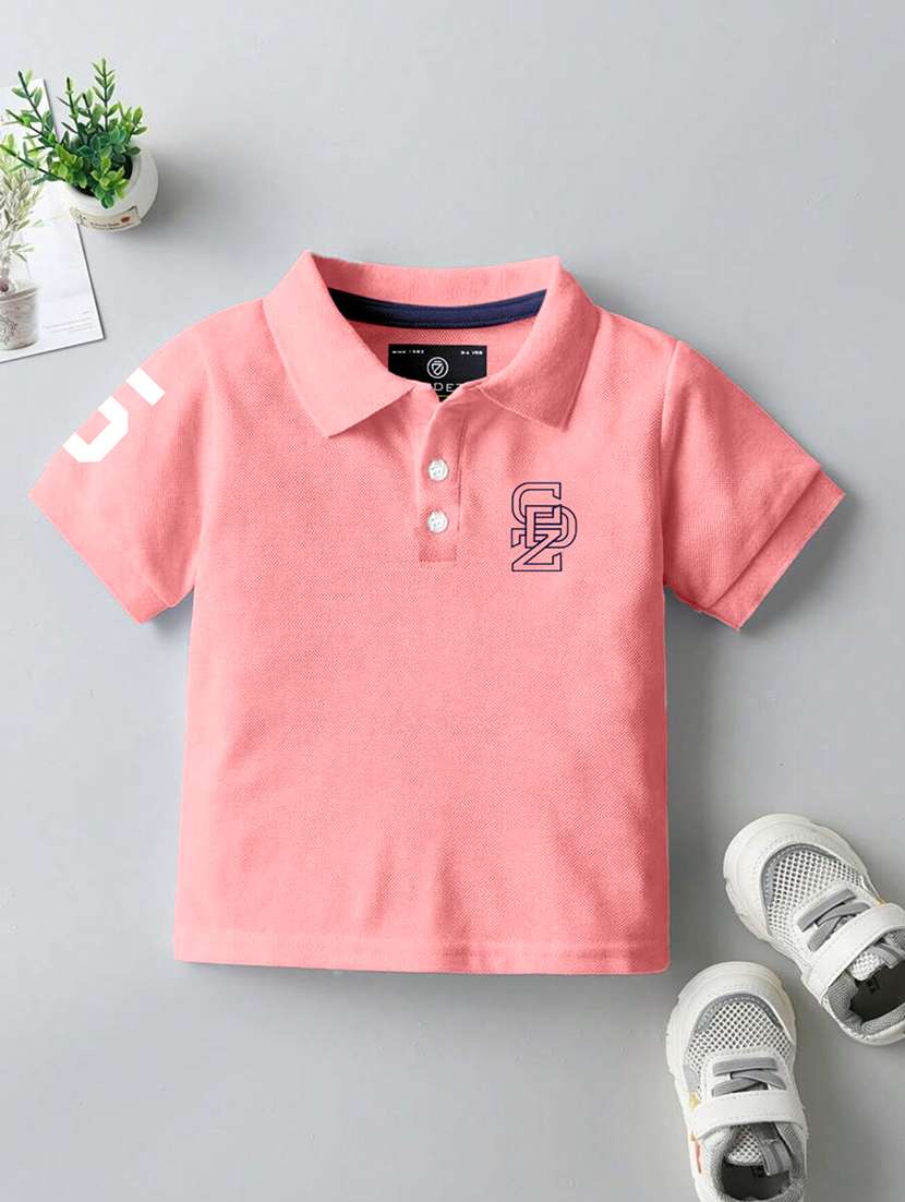 boys polo neck placement printed set of 2 casual t-shirt - 21467773 -  Standard Image - 3