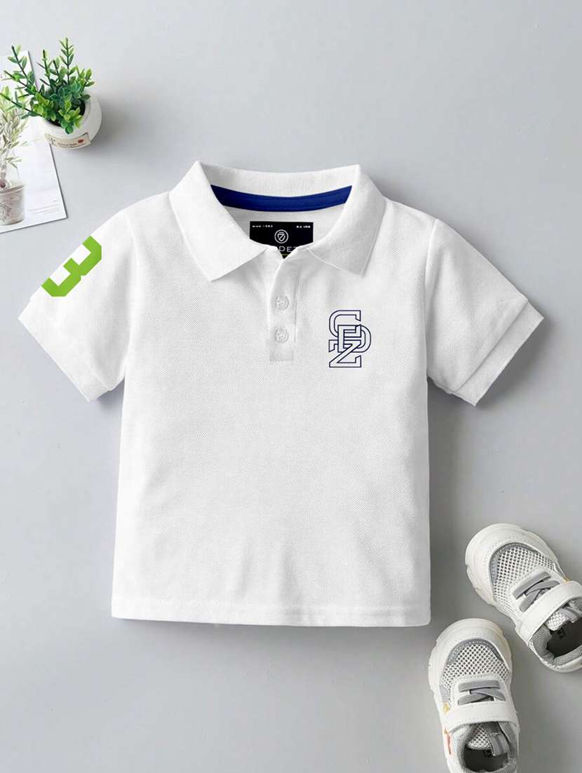 boys polo neck self-designed set of 2 t-shirt combo - 21467785 -  Standard Image - 3