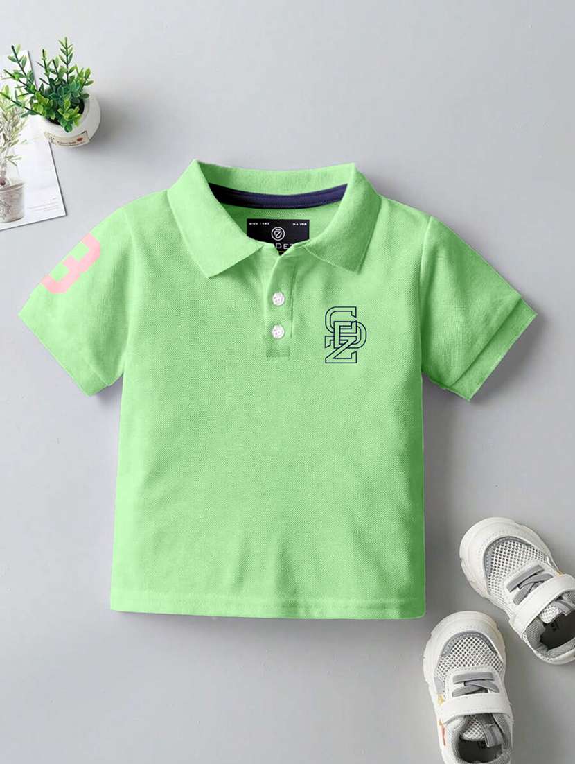 boys polo neck self-designed set of 2 t-shirt combo - 21467792 -  Standard Image - 3