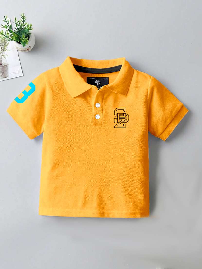 boys polo neck placement printed set of 2 casual t-shirt - 21467797 -  Standard Image - 3