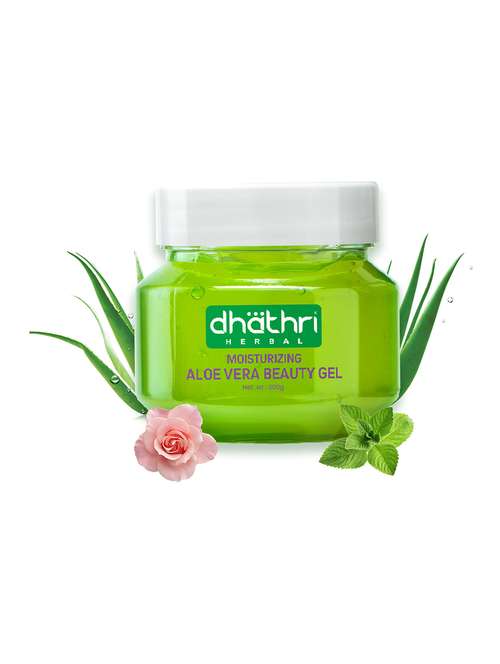 dhathri aloe vera beauty gel is a natural moisturizer to soothe & improve skin tone - 21468145 -  Standard Image - 0