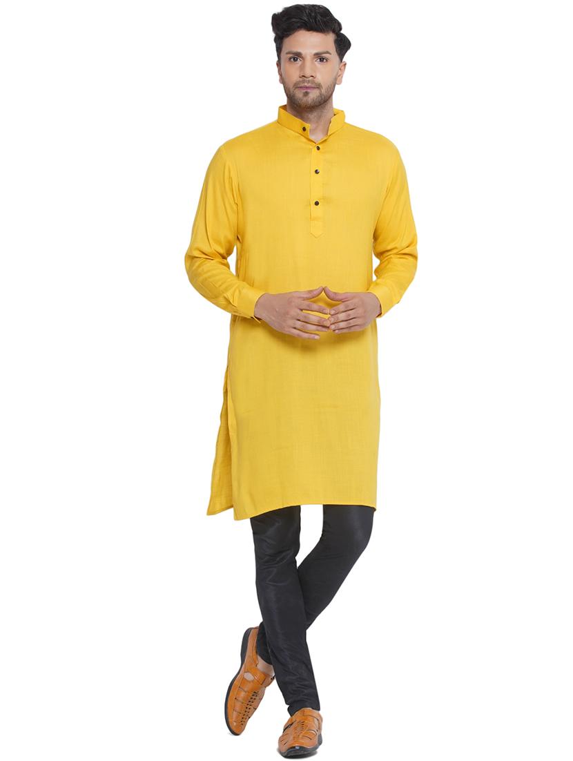 men solid mandarin neck kurta  - 21469324 -  Zoom Image - 0