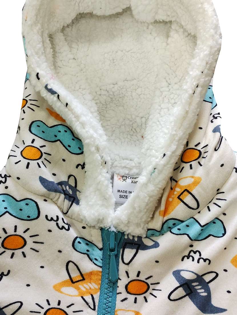 girls white printed sweatshirt - 21469487 -  Standard Image - 3