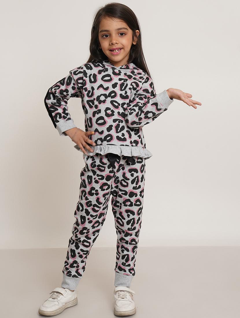 girls multicolored animal printed sweatshirt