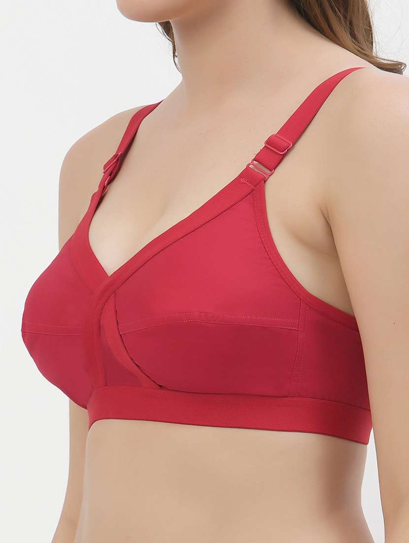 women pack of 2 solid regular bra - 21470698 -  Standard Image - 5