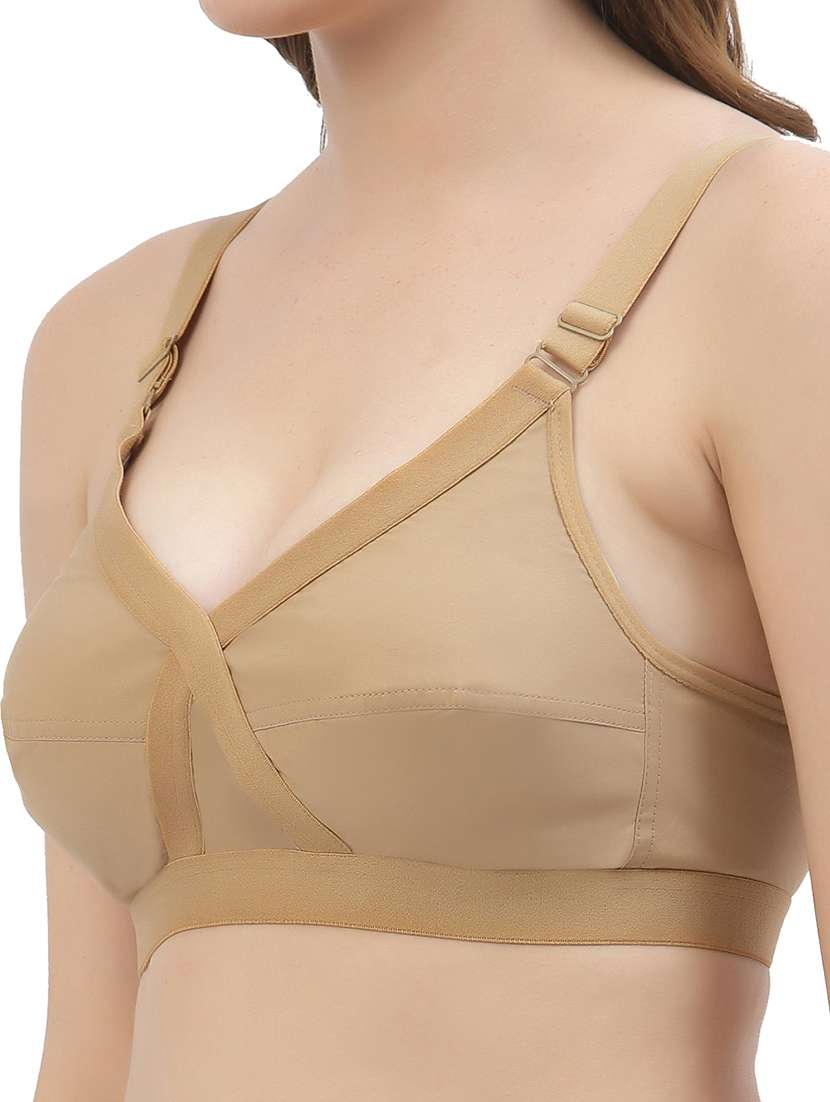 women pack of 2 solid regular bra - 21470705 -  Standard Image - 5