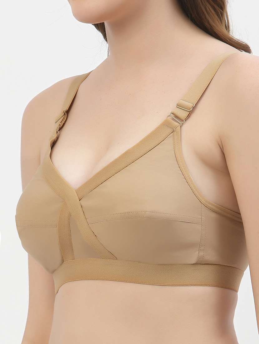 women pack of 2 solid regular bra - 21470709 -  Standard Image - 5