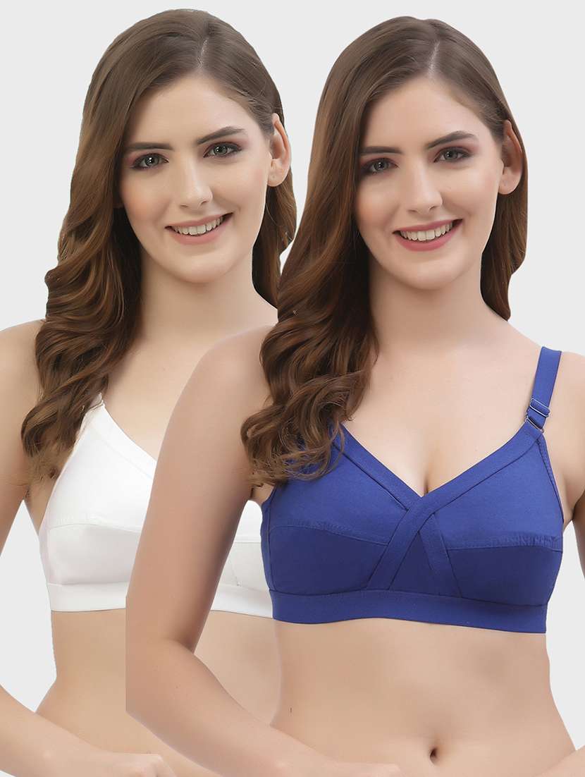 women pack of 2 cotton regular bra