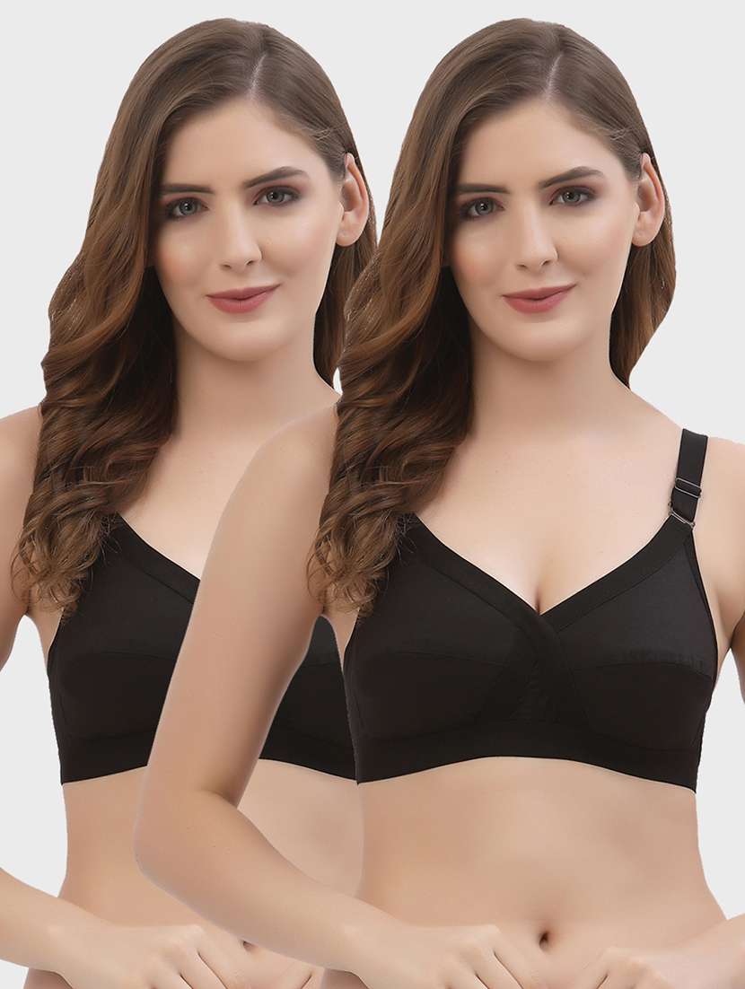 women pack of 2 cotton regular bra