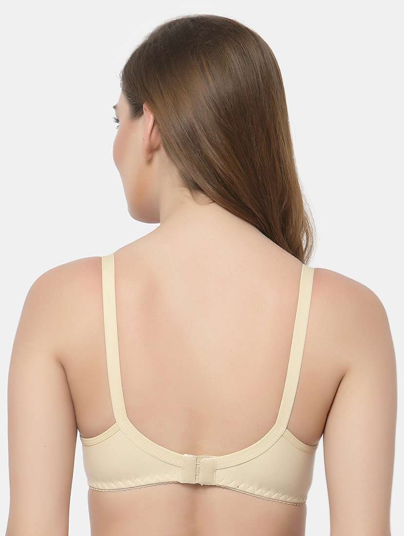 beige cotton blend regular bra - 21470830 -  Standard Image - 3