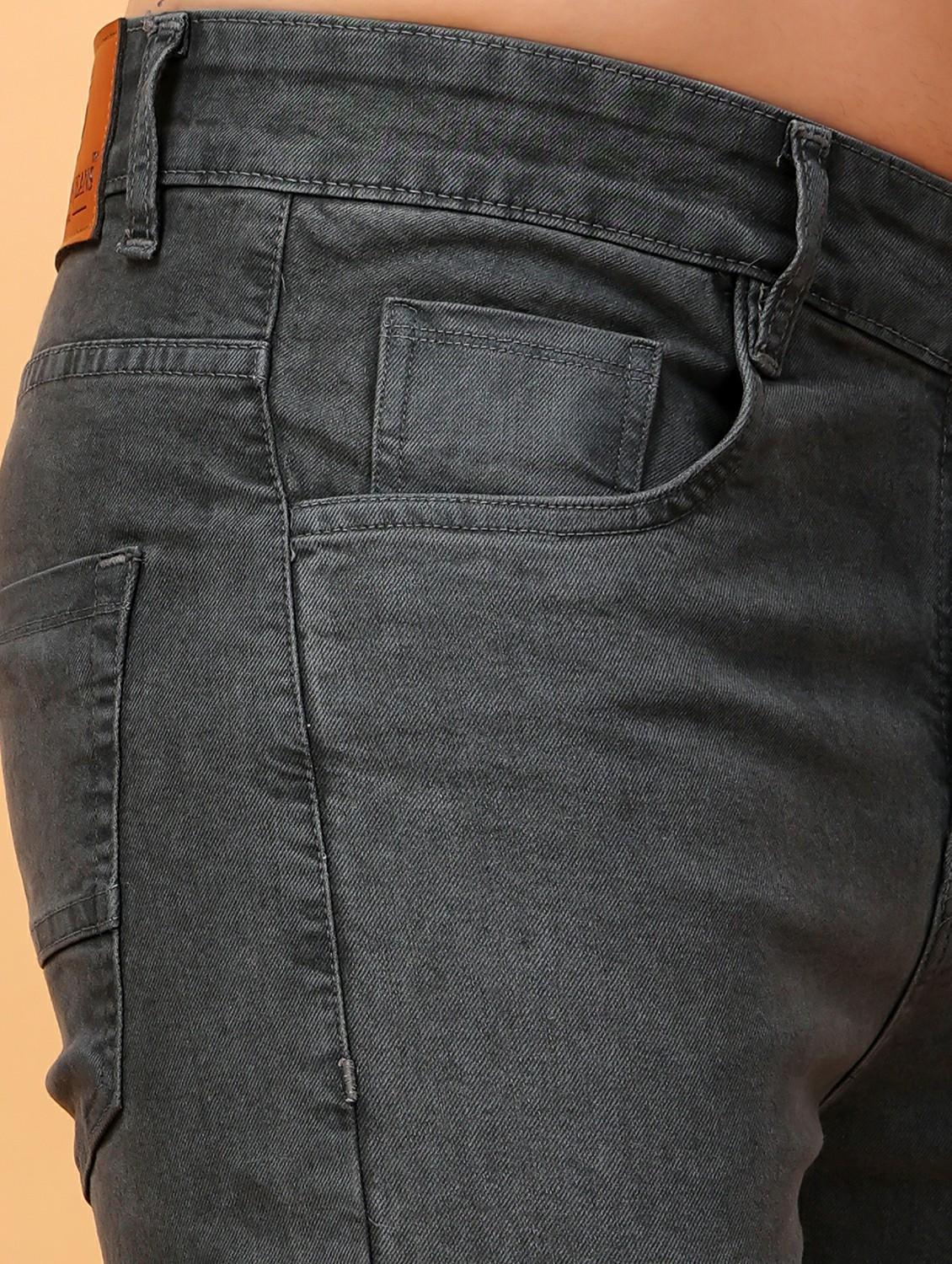 men mid rise plain denim jeans - 21471135 - Standard Image - 3