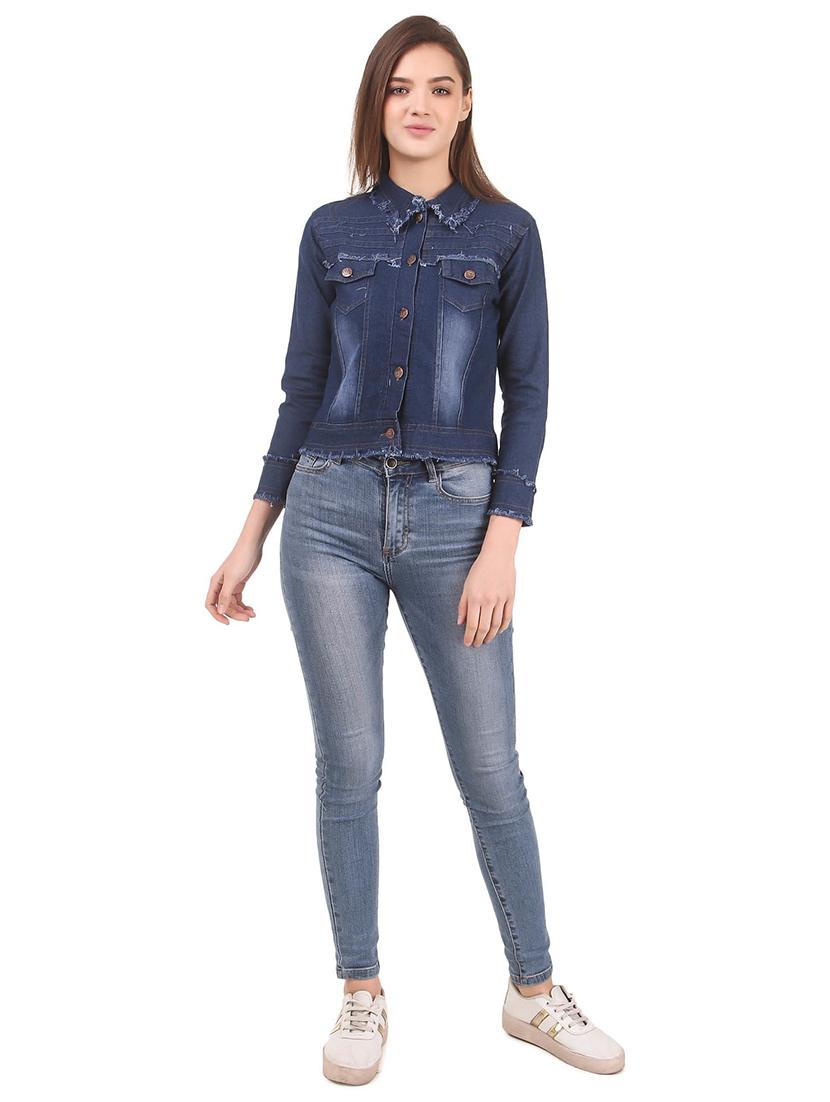 blue denim jacket - 21473154 - Standard Image - 3
