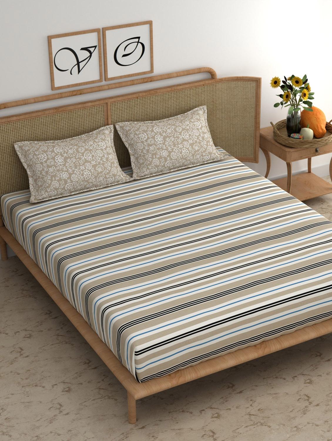 chhavi india 210 tc double king bedsheet