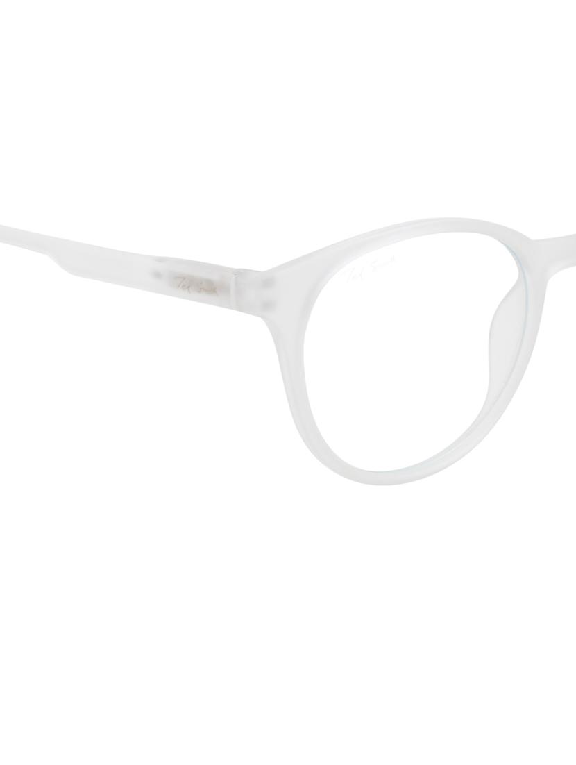 ted smith hustle bluecut & antiglare computer eyeglasses| round|blue light blocking| white casual spectacles| 50-19-140 - 21473767 - Standard Image - 5