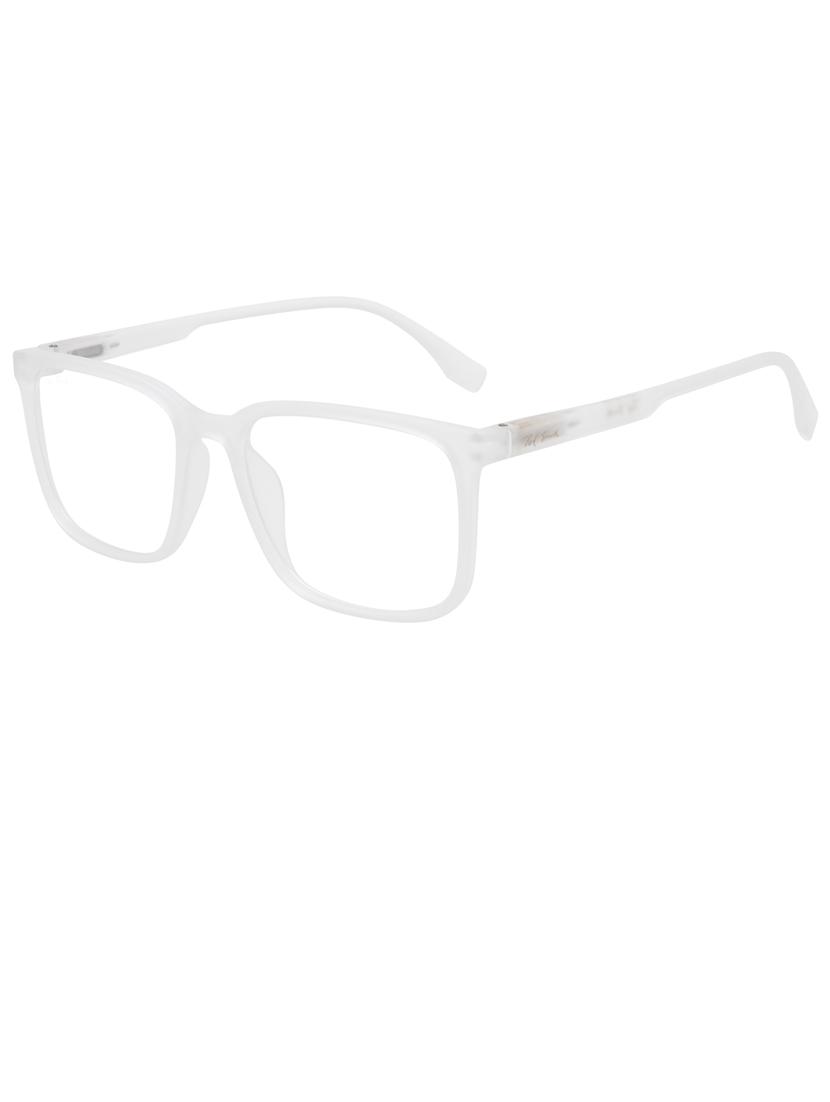 ted smith hustle bluecut & antiglare computer eyeglasses| wayfarer|blue light blocking| white casual spectacles| 54-18-140 - 21473770 - Standard Image - 3