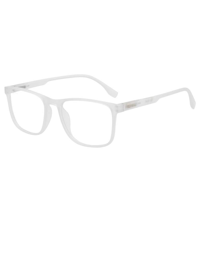 ted smith hustle bluecut & antiglare computer eyeglasses| wayfarer|blue light blocking| white casual spectacles| 53-18-140 - 21473771 -  Standard Image - 3
