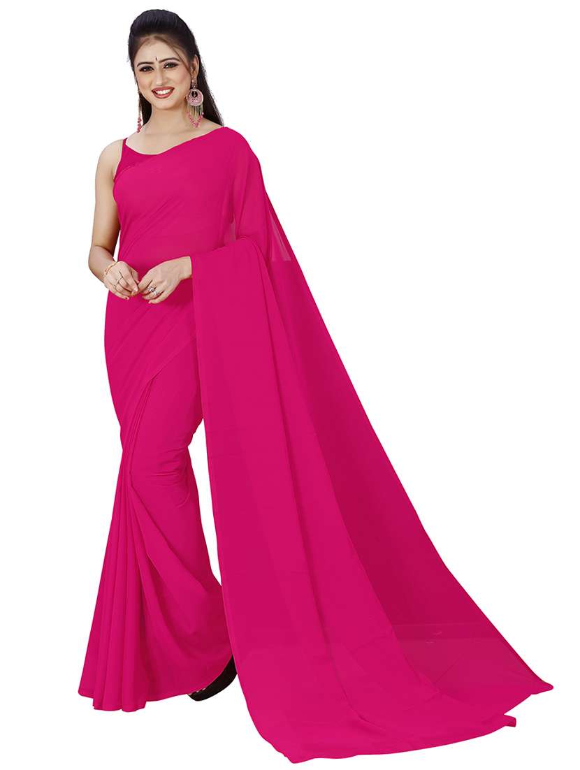women casual wear georgette saree with blouse