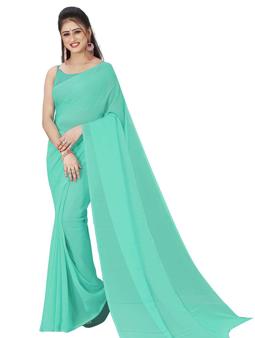 women casual wear georgette saree with blouse