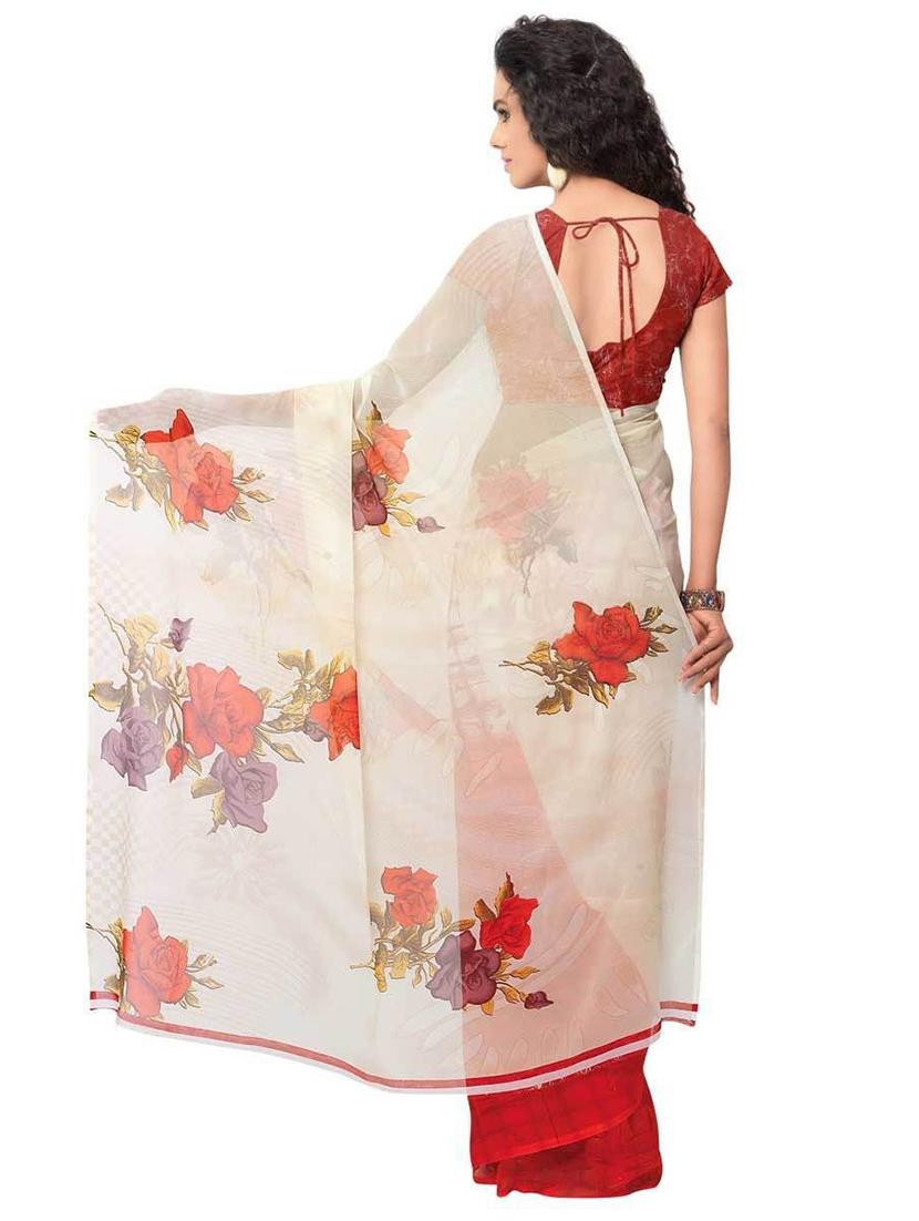 women pack of 2 casual wear combo sarees with blouse - 21478969 - Standard Image - 3