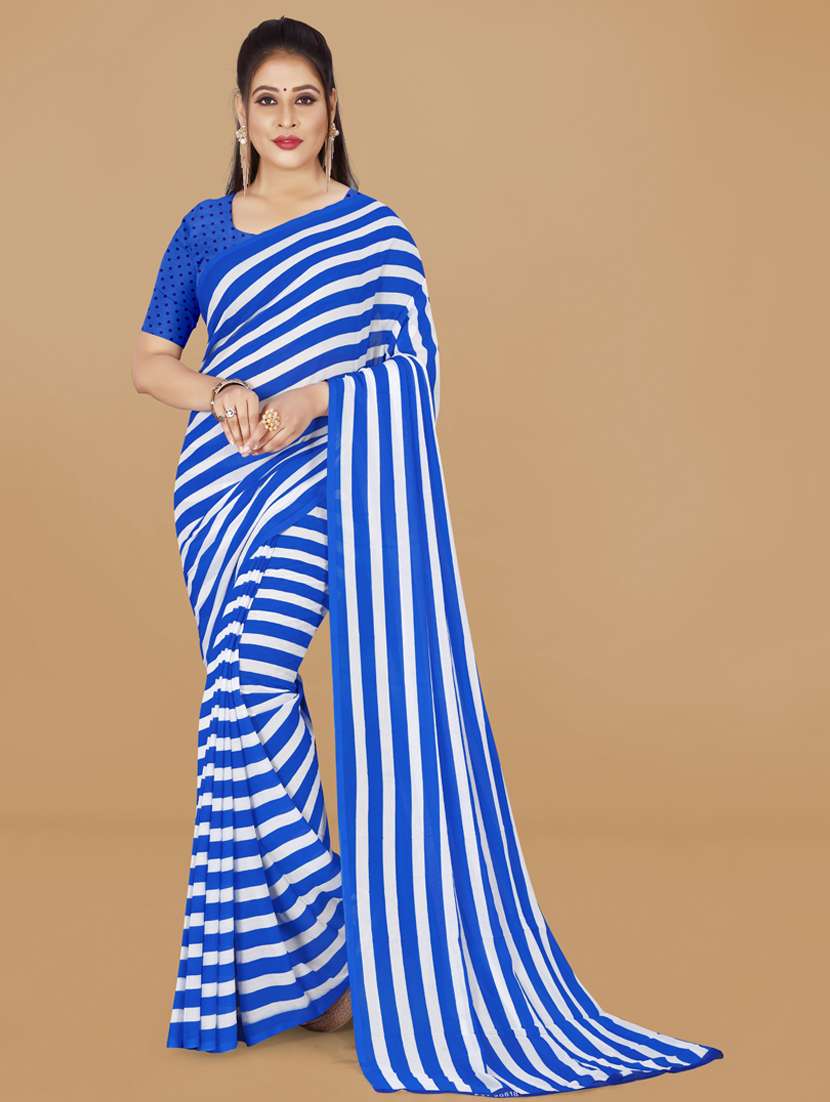 women casual wear georgette saree with blouse
