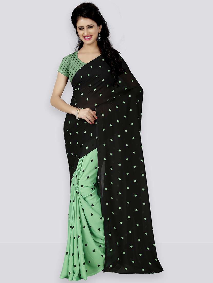 women casual wear georgette saree with blouse