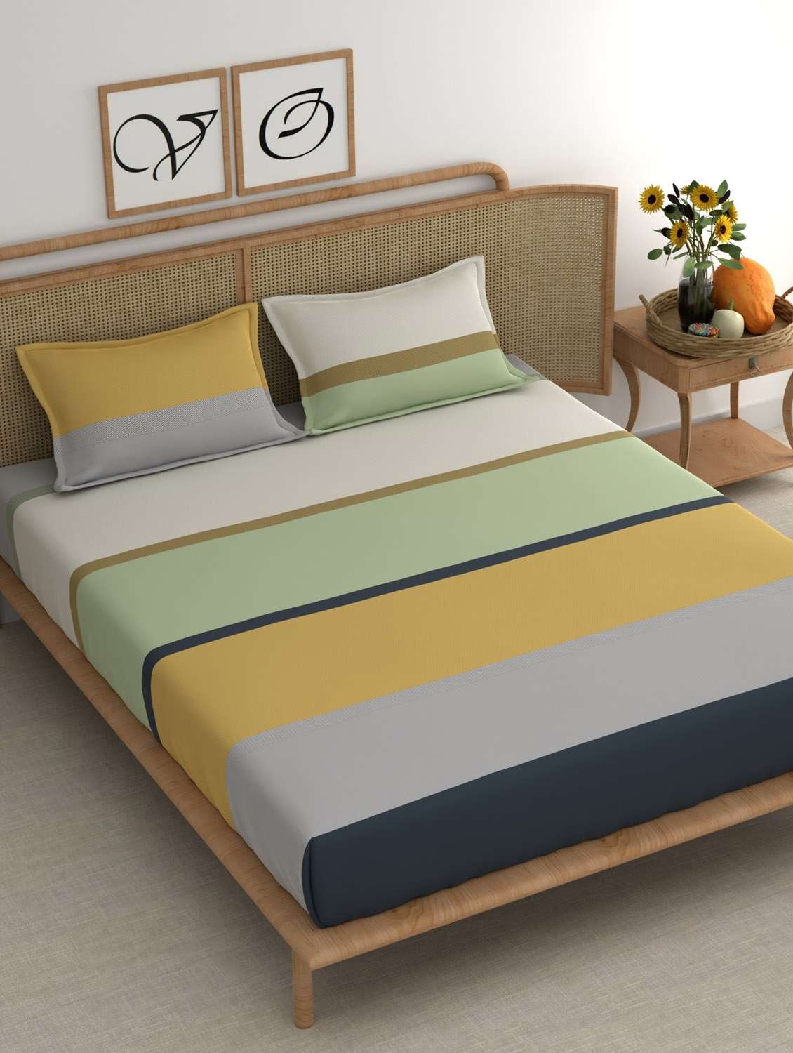 chhavi india 210 tc double king bedsheet - 21481791 - Zoom Image - 0