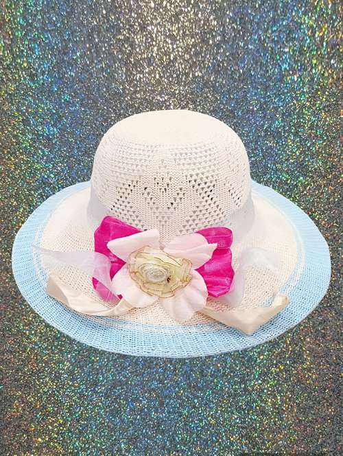 light blue satin hat - 21482090 -  Standard Image - 0