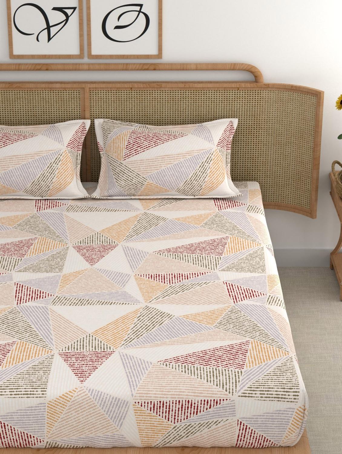 chhavi india 210 tc double king bedsheet - 21482555 - Standard Image - 3