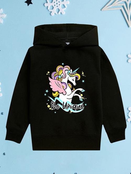 girls hooded neck long sleeves sweatshirts - 21482802 - Standard Image - 0