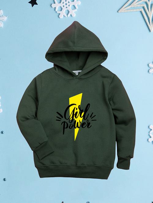 girls hooded neck long sleeves sweatshirts - 21482818 - Standard Image - 0