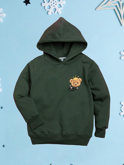 girls hooded neck long sleeves sweatshirts - 21482832 -  Standard Image - 0