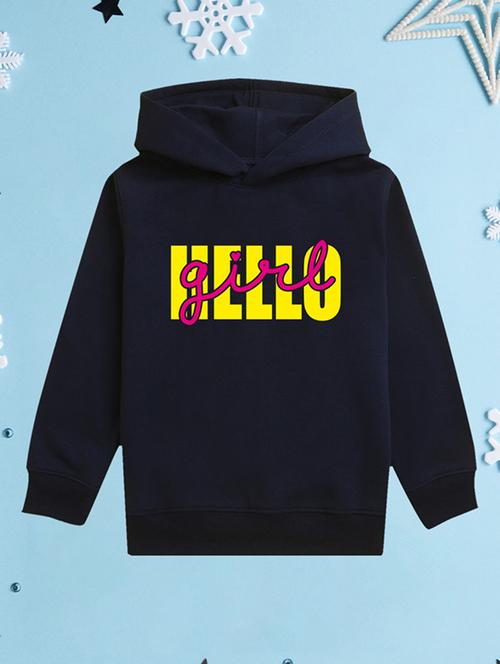 girls hooded neck long sleeves sweatshirts - 21482844 -  Standard Image - 0