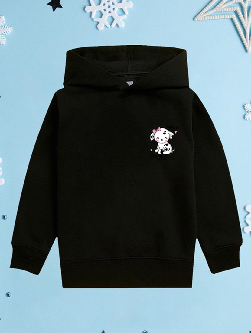girls hooded neck long sleeves sweatshirts - 21482856 -  Zoom Image - 0
