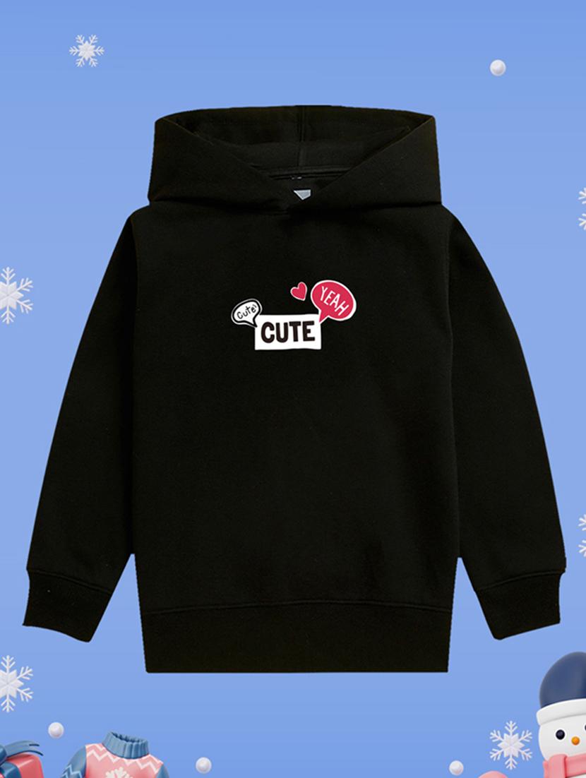 girls hooded neck long sleeves sweatshirts - 21482910 - Zoom Image - 0