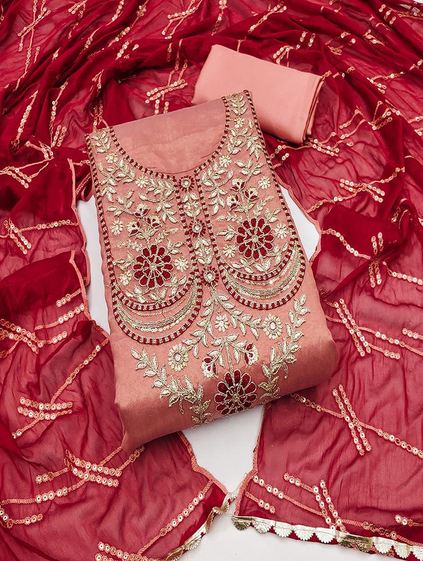 women embroidered unstitched suit set - 21482975 - Zoom Image - 0