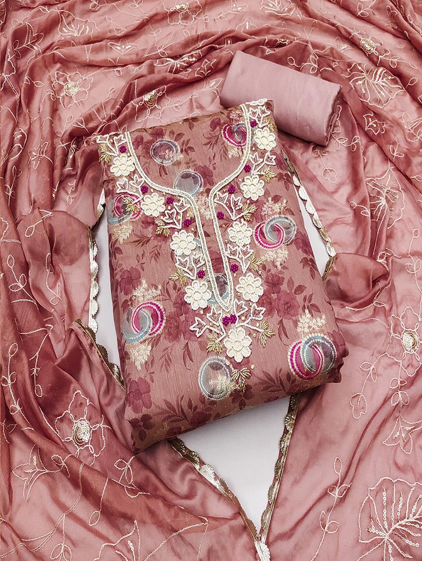 women embroidered unstitched suit set - 21482984 - Zoom Image - 0