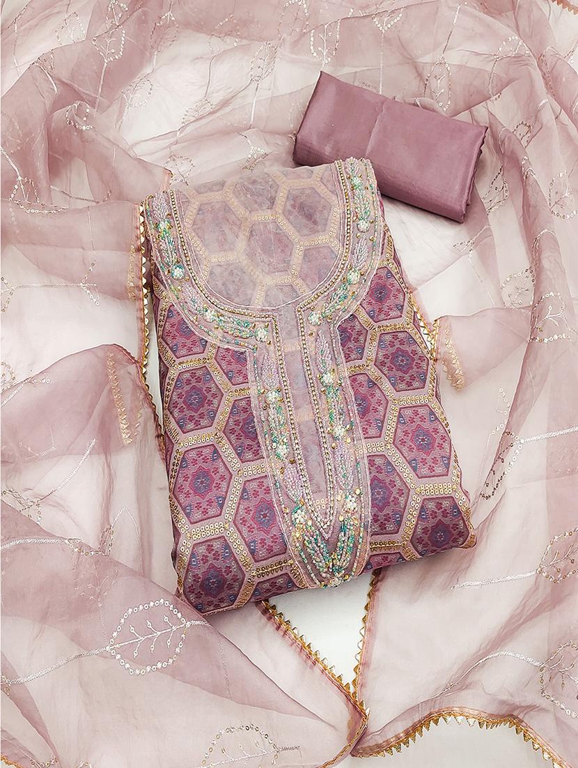 women embroidered unstitched suit set - 21482993 -  Zoom Image - 0