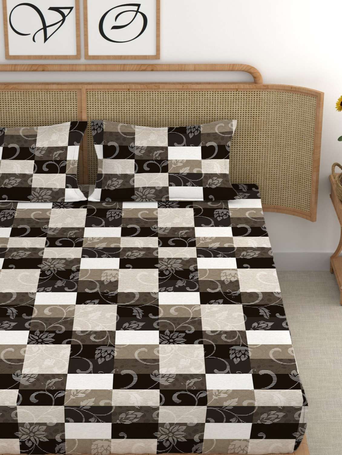 chhavi india 210 tc double king bedsheet - 21483247 - Standard Image - 3