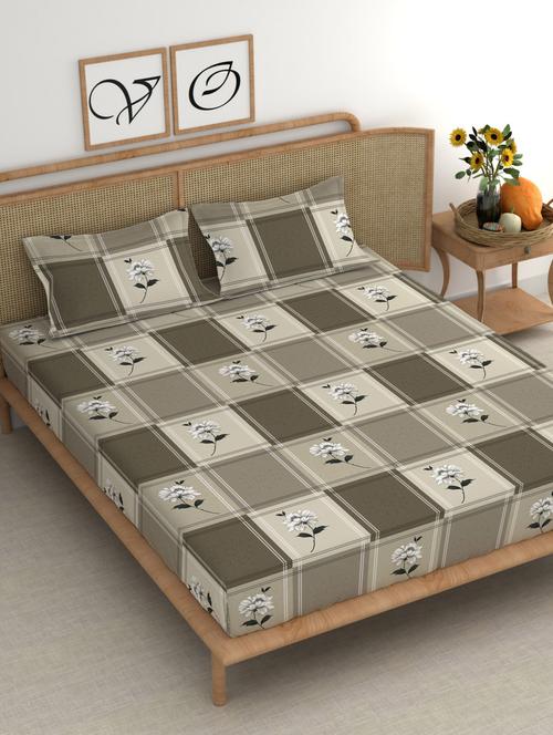 chhavi india 210 tc double king bedsheet - 21483285 -  Standard Image - 0