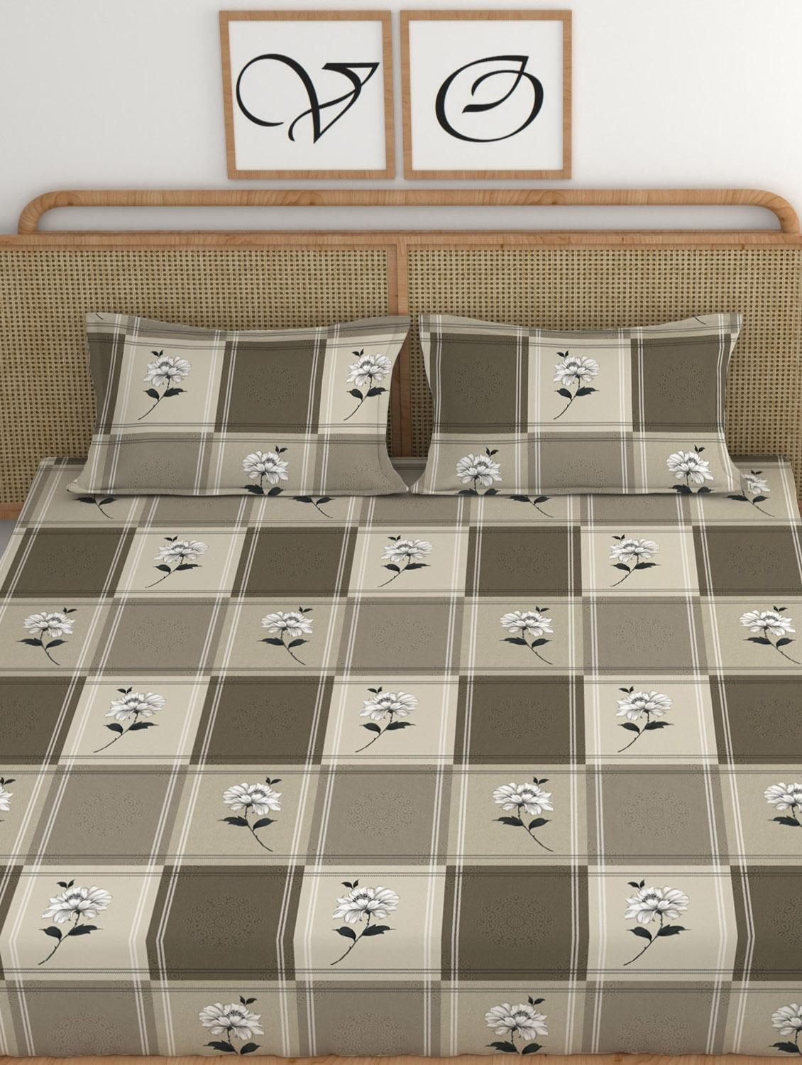 chhavi india 210 tc double king bedsheet - 21483285 - Standard Image - 3